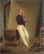 Horace Vernet Self portrait oil painting